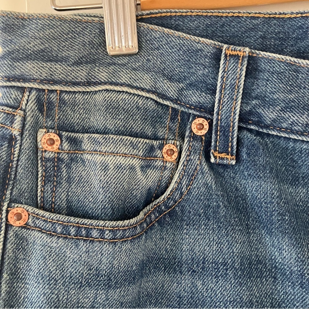 NWT Alex Mill The Bev Relaxed Jeans In Vintage Dark Indigo Wash - Picture 7 of 14